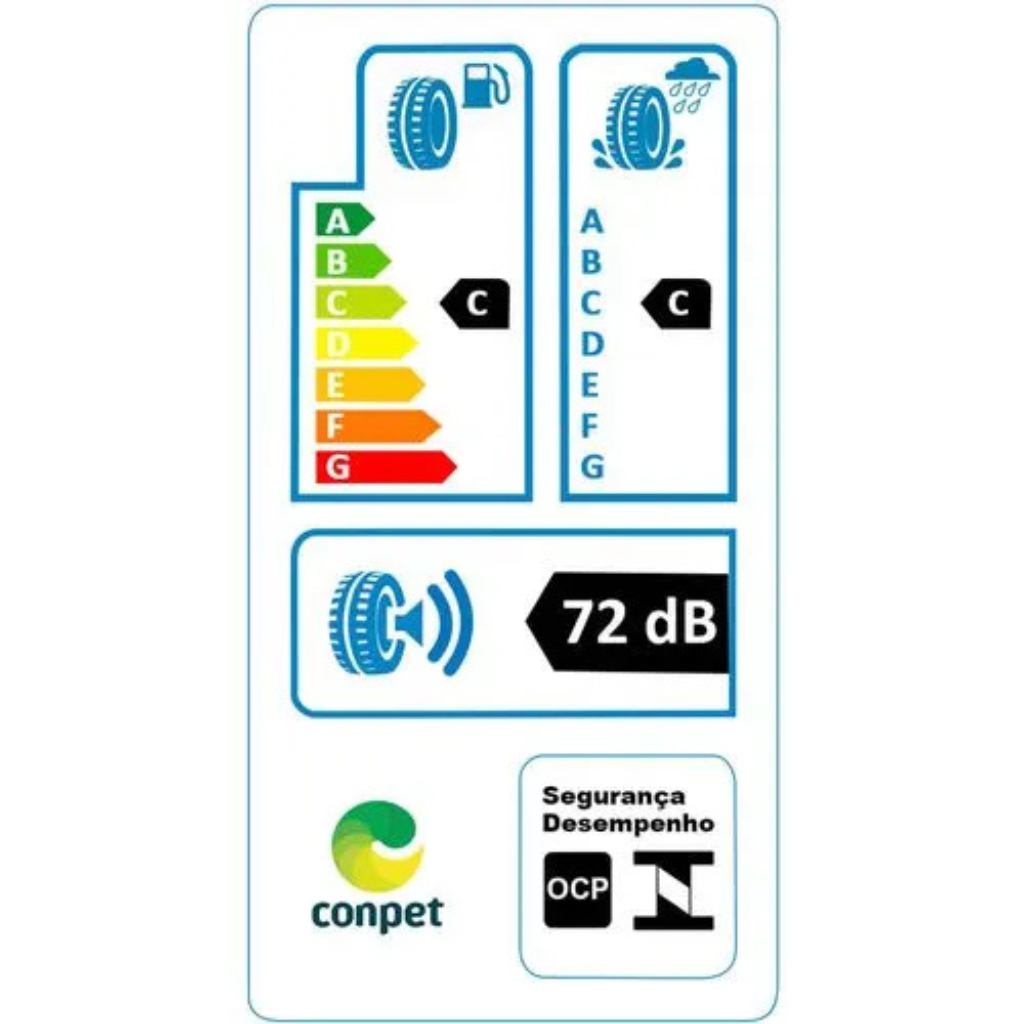 Kit 2 Pneu Continental Aro 16 185/55r16 83v Fr PowerContact2